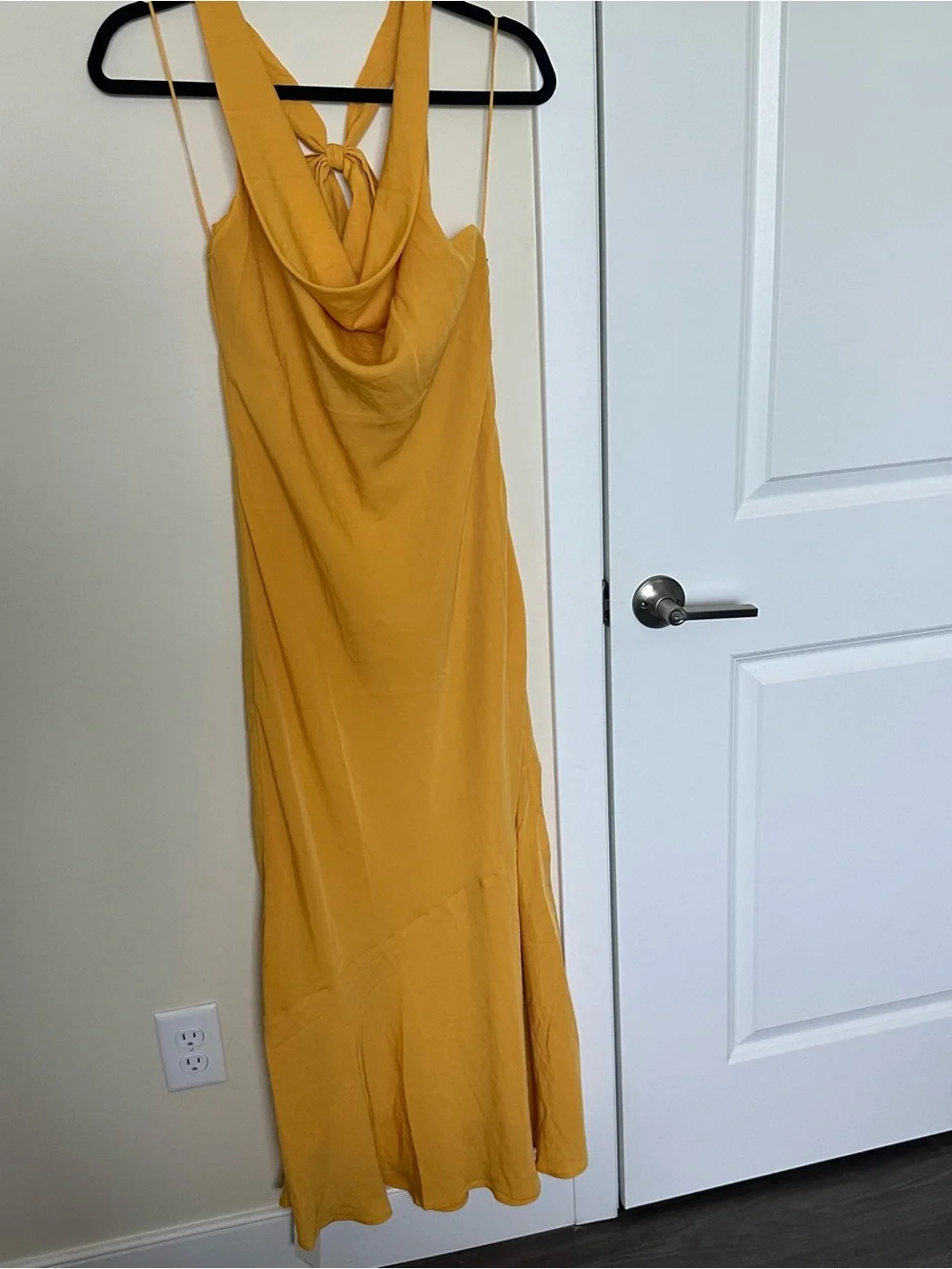 Abercrombie Cowl Halter Maxi Dress - M